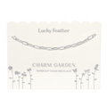 Paperclip Necklace Chain - Silver | Charm Garden