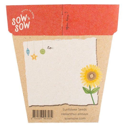 Christmas Sunflower Gift of Seeds (Australia only)