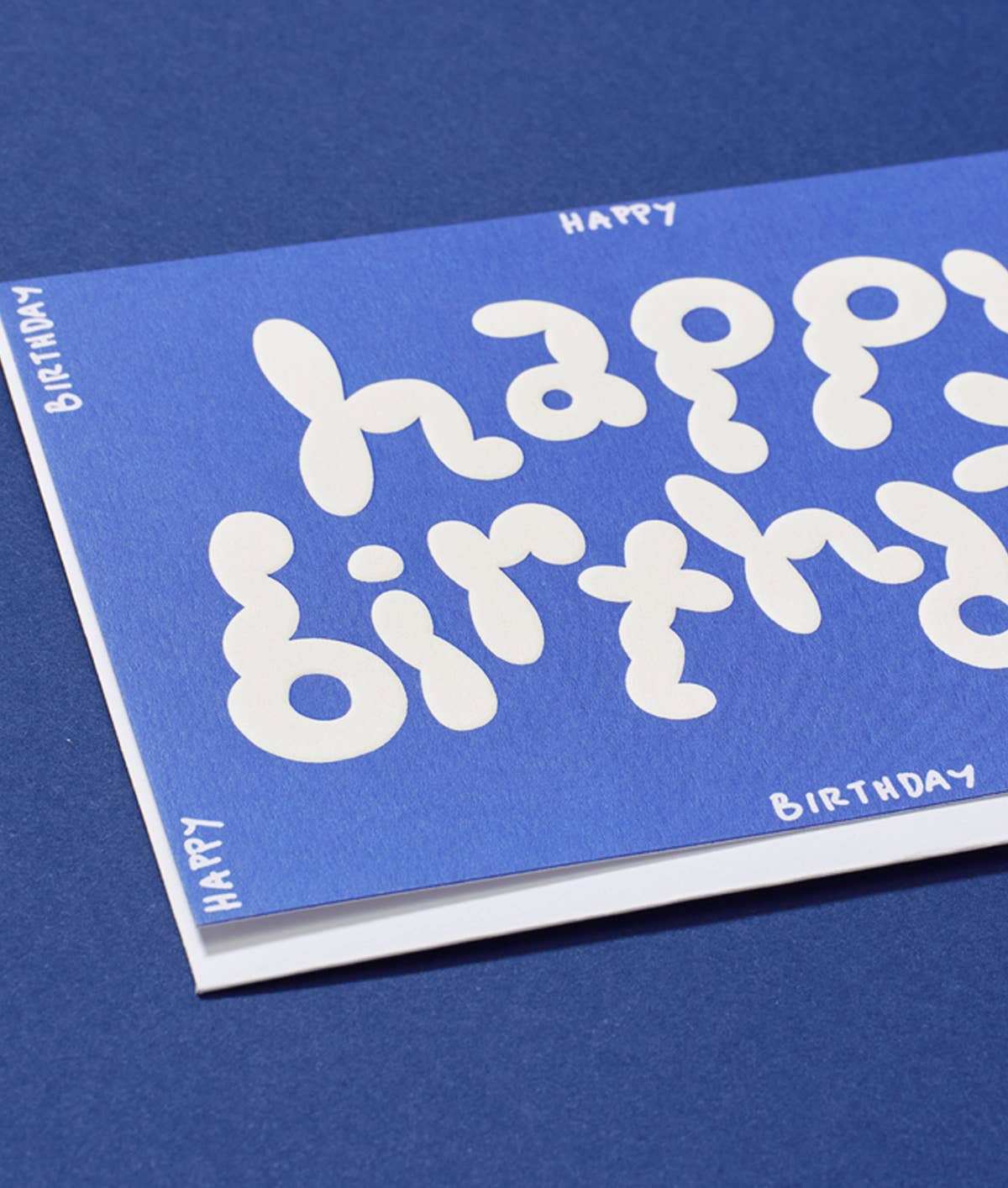 Happy Birthday Embossed Greetings Card