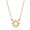Faith Gold Necklace | Let Your Light Shine