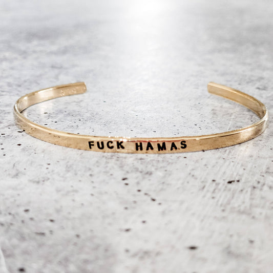 Fuck Hamas | Cuff Bracelet