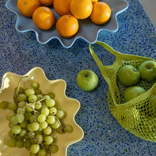 Oval Bowl Sun | Ice Blue