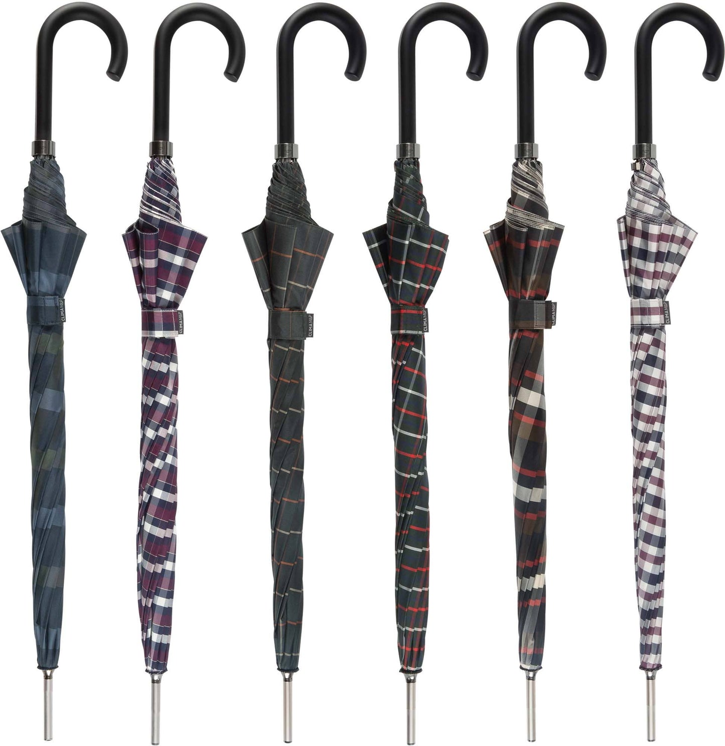 Automatic Long Umbrella | Various Checkered Pattern