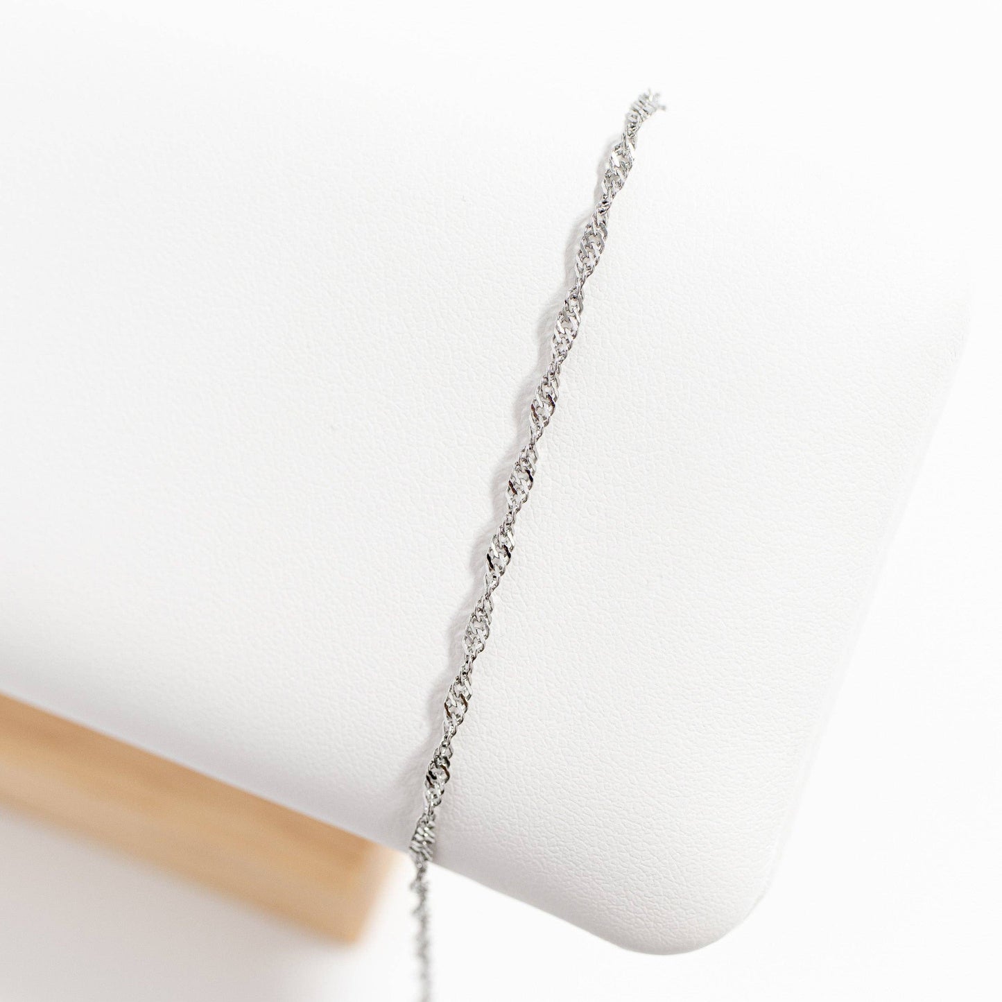 Singapore Chain Bracelet | Gold & Stainless Steel