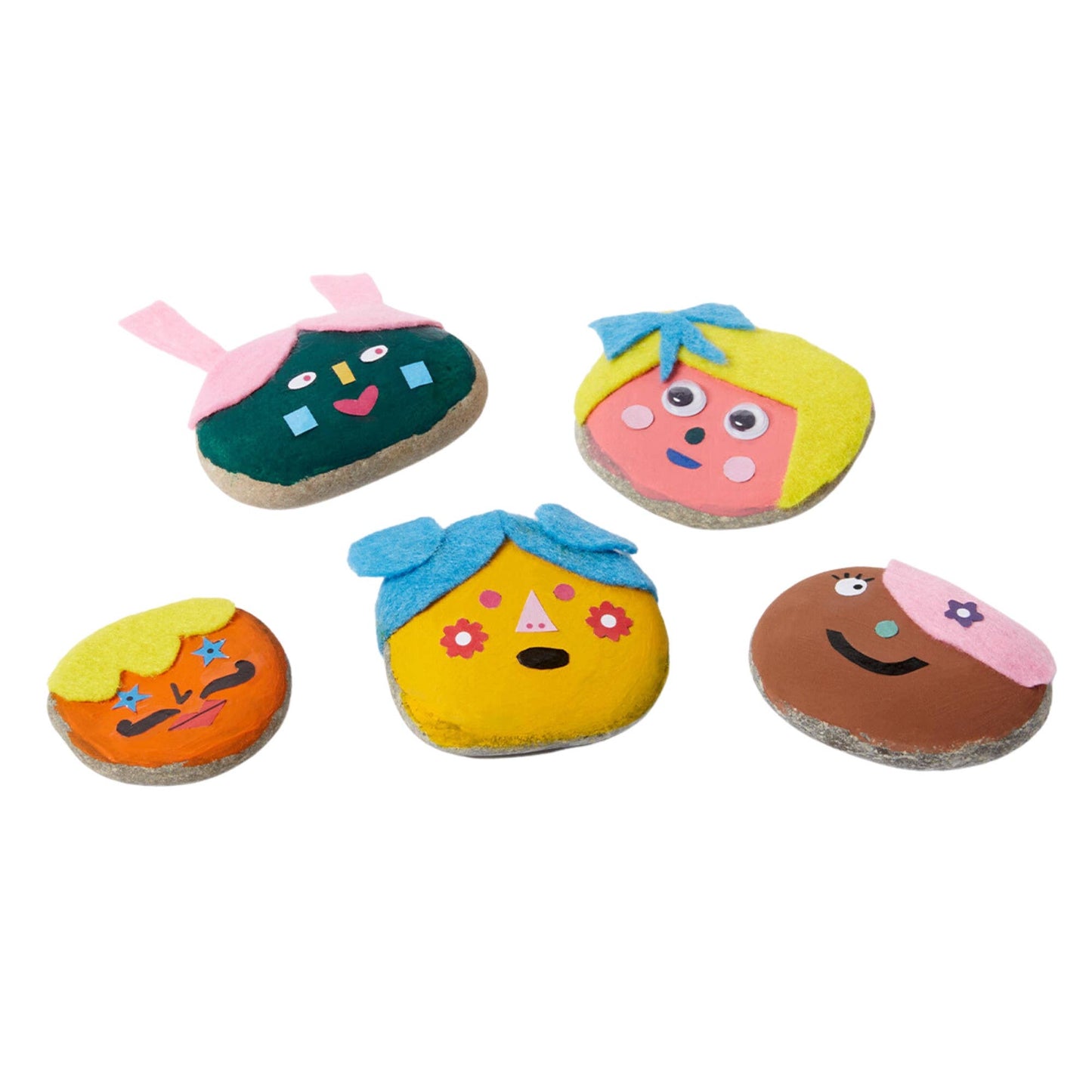 Kids Rock Painting Kit | Cool Faces