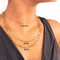 Paperclip Chain Necklace | Gold