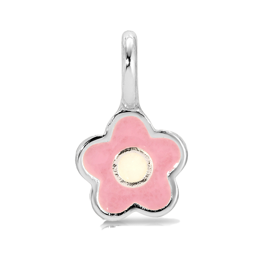 Flower Charm | Silver - Charm Garden