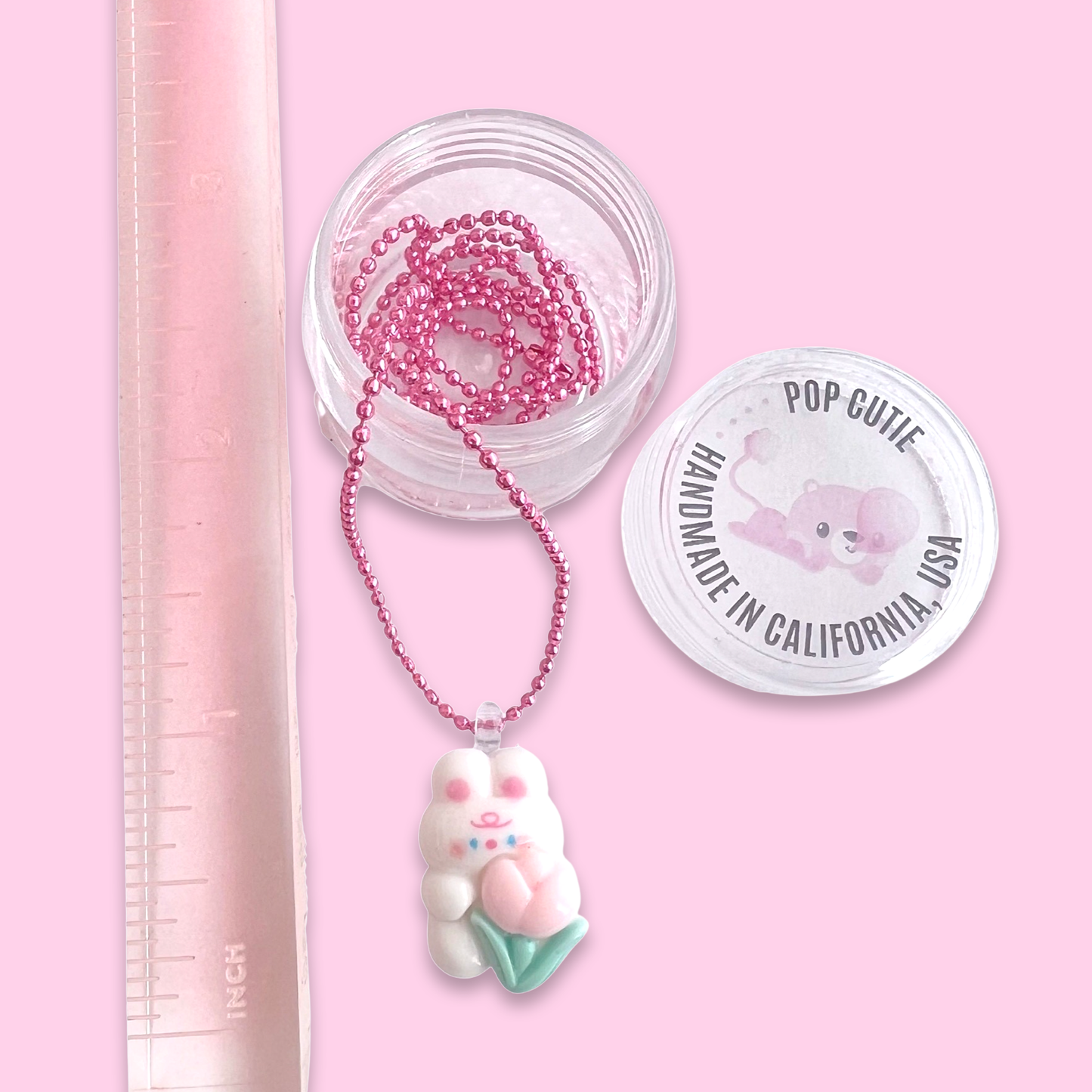 Tulip Bunny Necklace