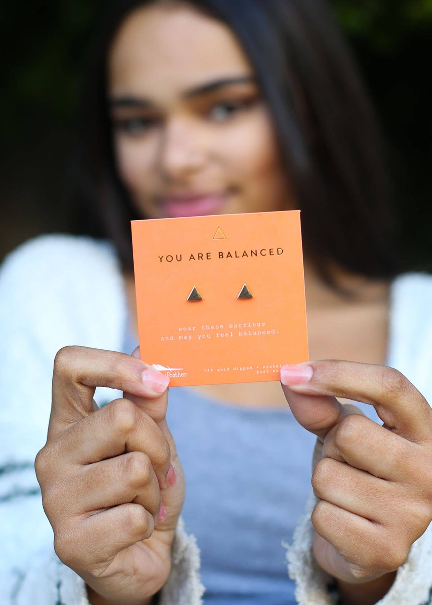 Balanced | New Moon Gold Earrings