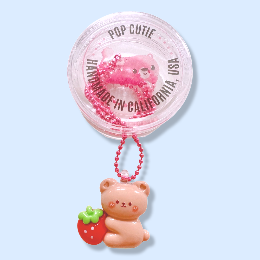 Strawberry Bear Necklace