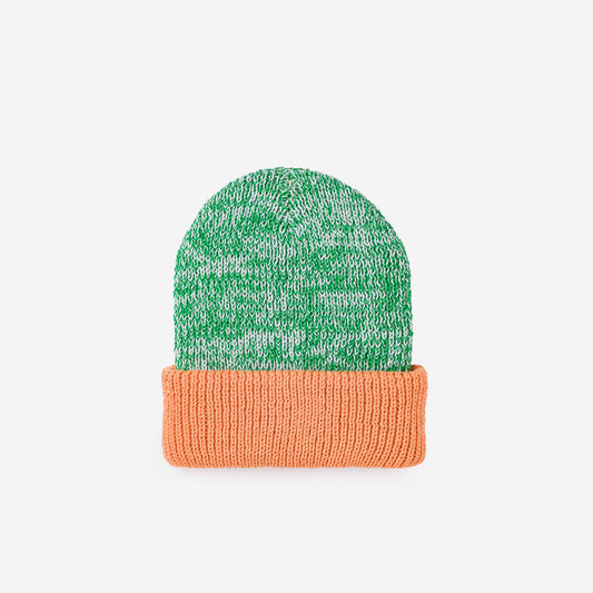 Colorblock Plush Knit Beanie | Various Colors