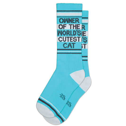 Owner Of The World's Cutest Cat | Gym Crew Socks