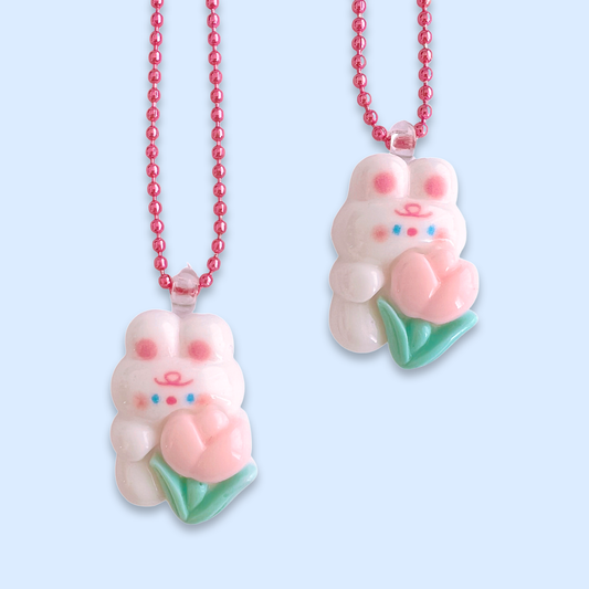 Tulip Bunny Necklace