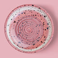 Ceramic Grater Plate - Cherry Pink | Medium
