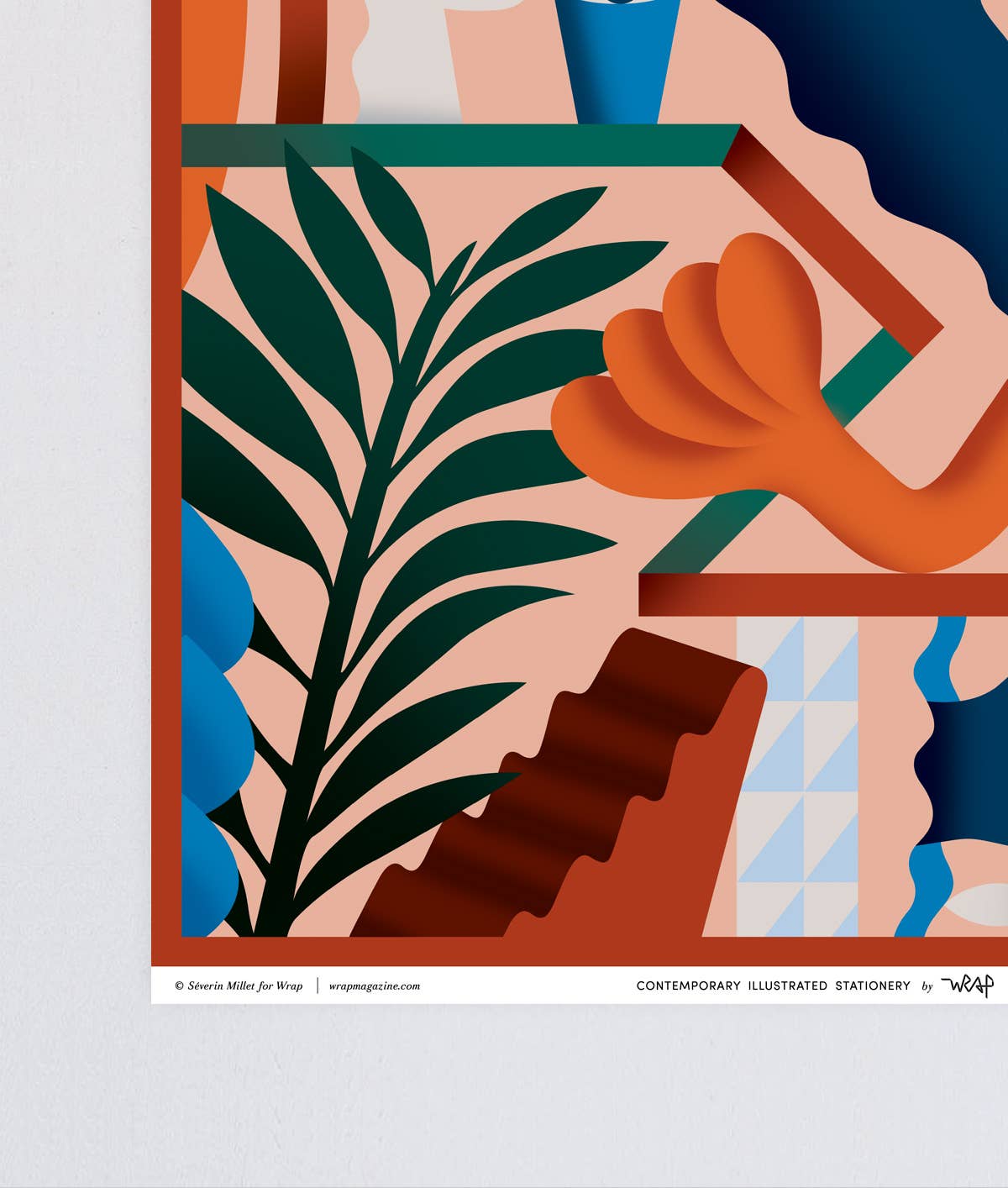 Plants & Objects Gift Wrap | 1 Sheet