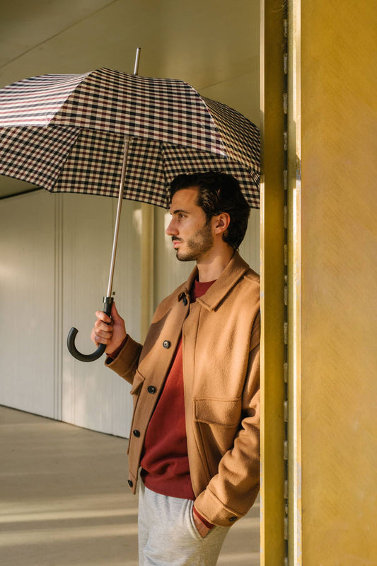 Automatic Long Umbrella | Various Checkered Pattern