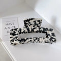 XL Square Marble Hair Claw | Various Colours