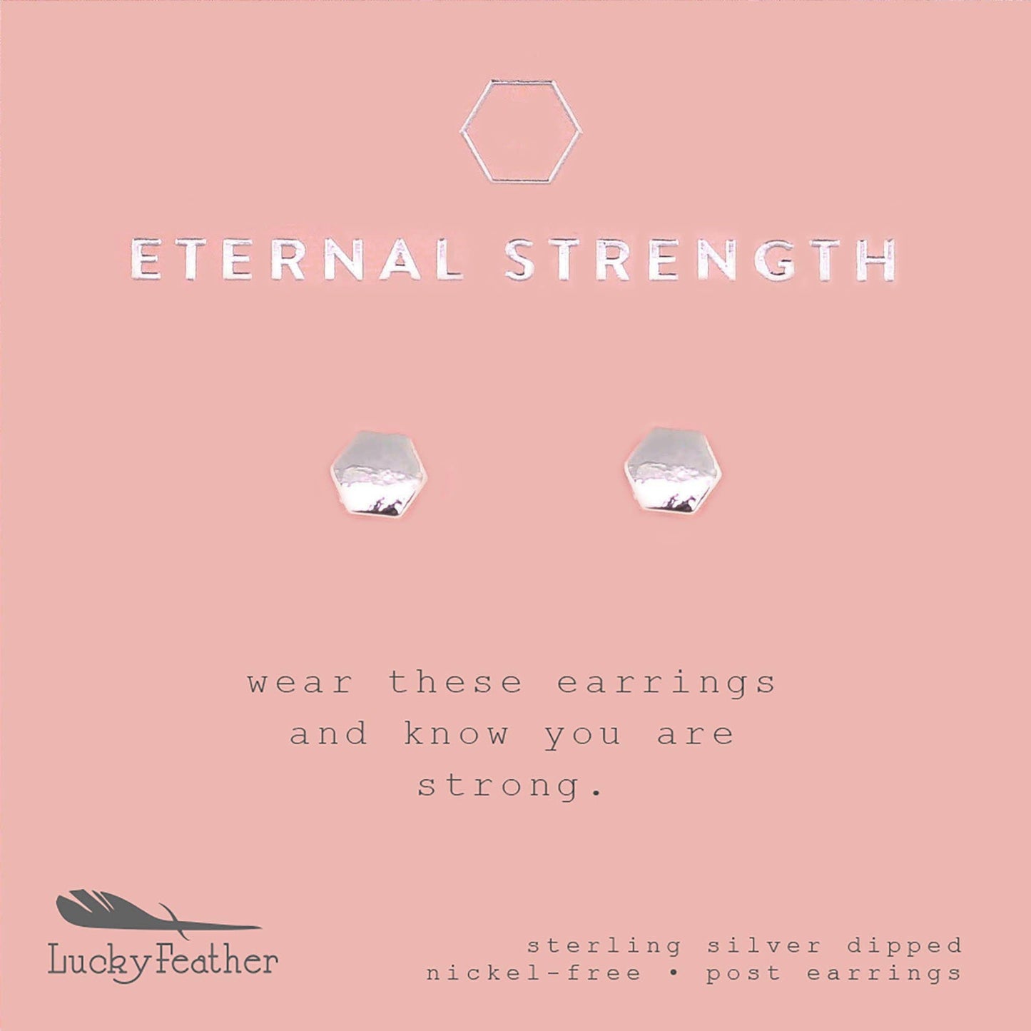 Eternal Strength | New Moon Earrings