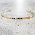 Fuck Hamas | Cuff Bracelet