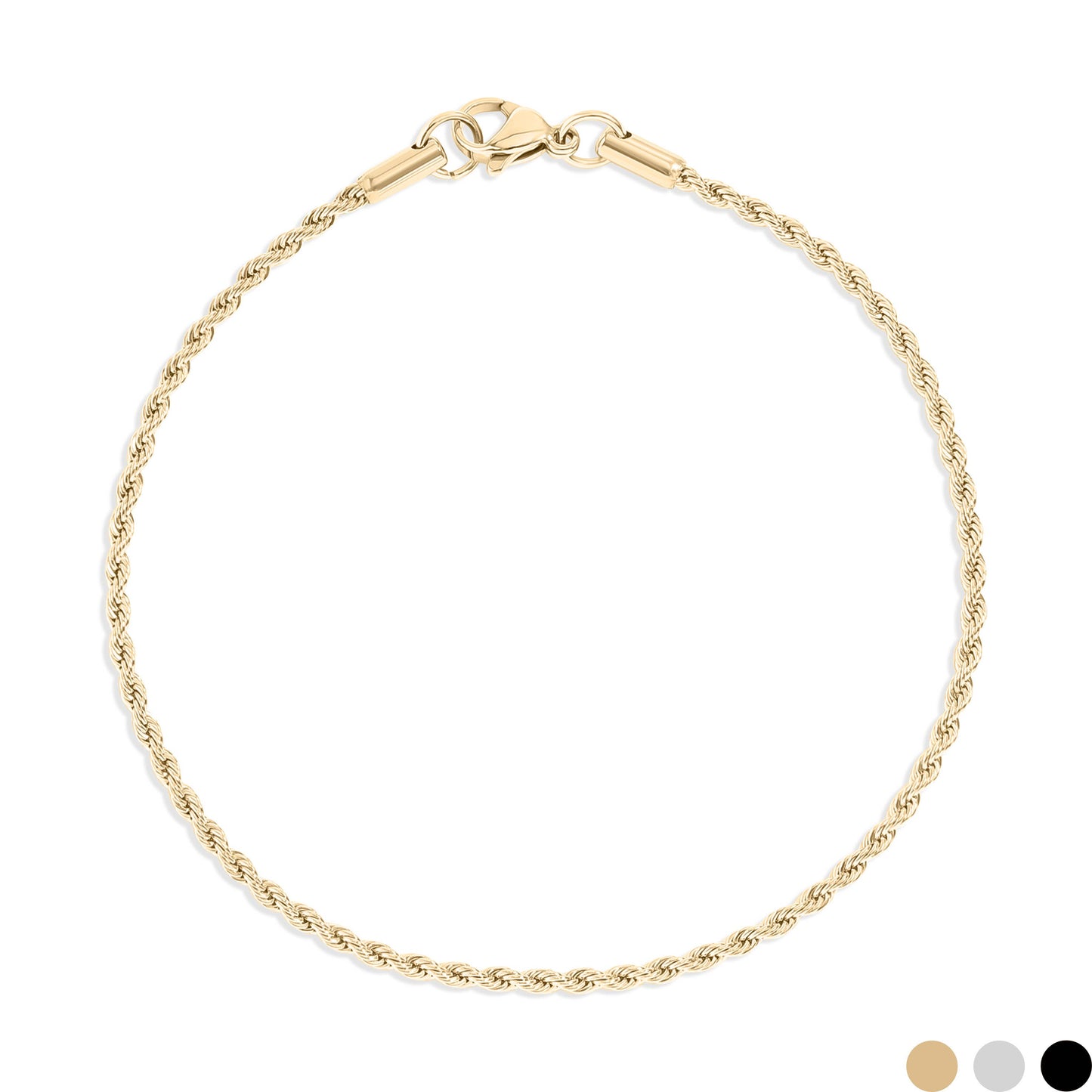 Rope Chain Bracelet - Anklet |  Gold