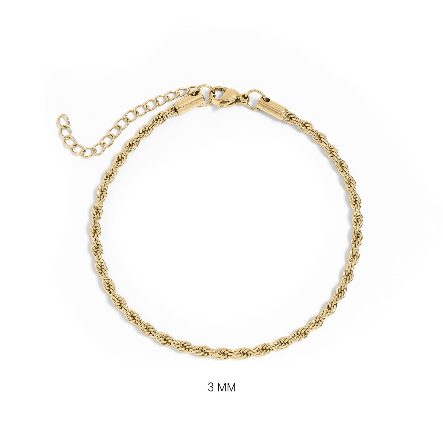 Rope Chain Bracelet - Anklet |  Gold
