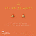 Balanced | New Moon Gold Earrings