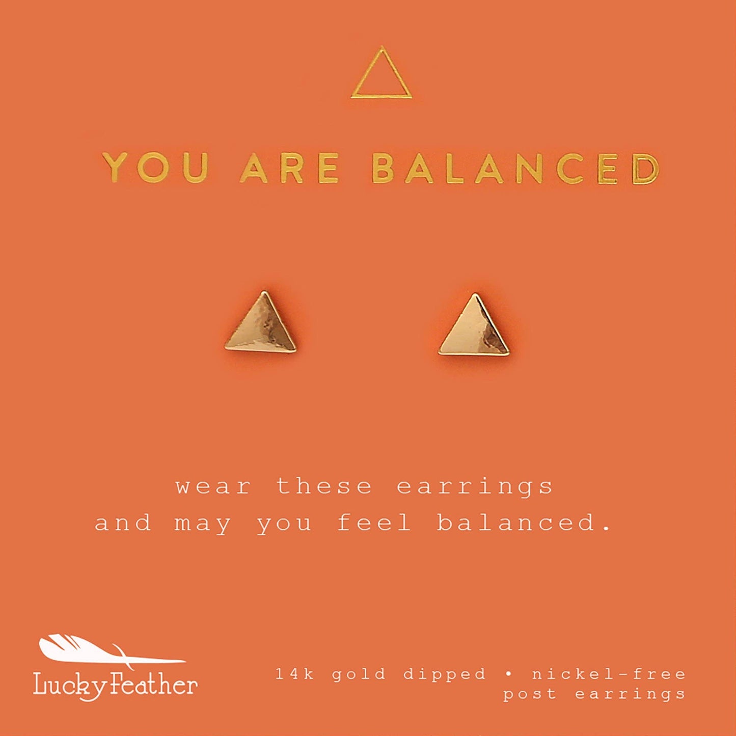 Balanced | New Moon Gold Earrings
