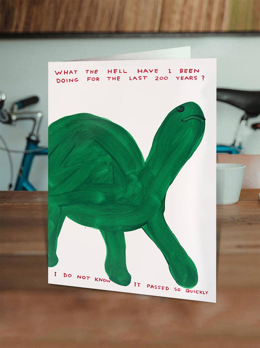 Doing For 200 Years Greeting Card | David Shrigley