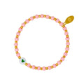 Tiny Daisies & Hearts | Bead Bracelet