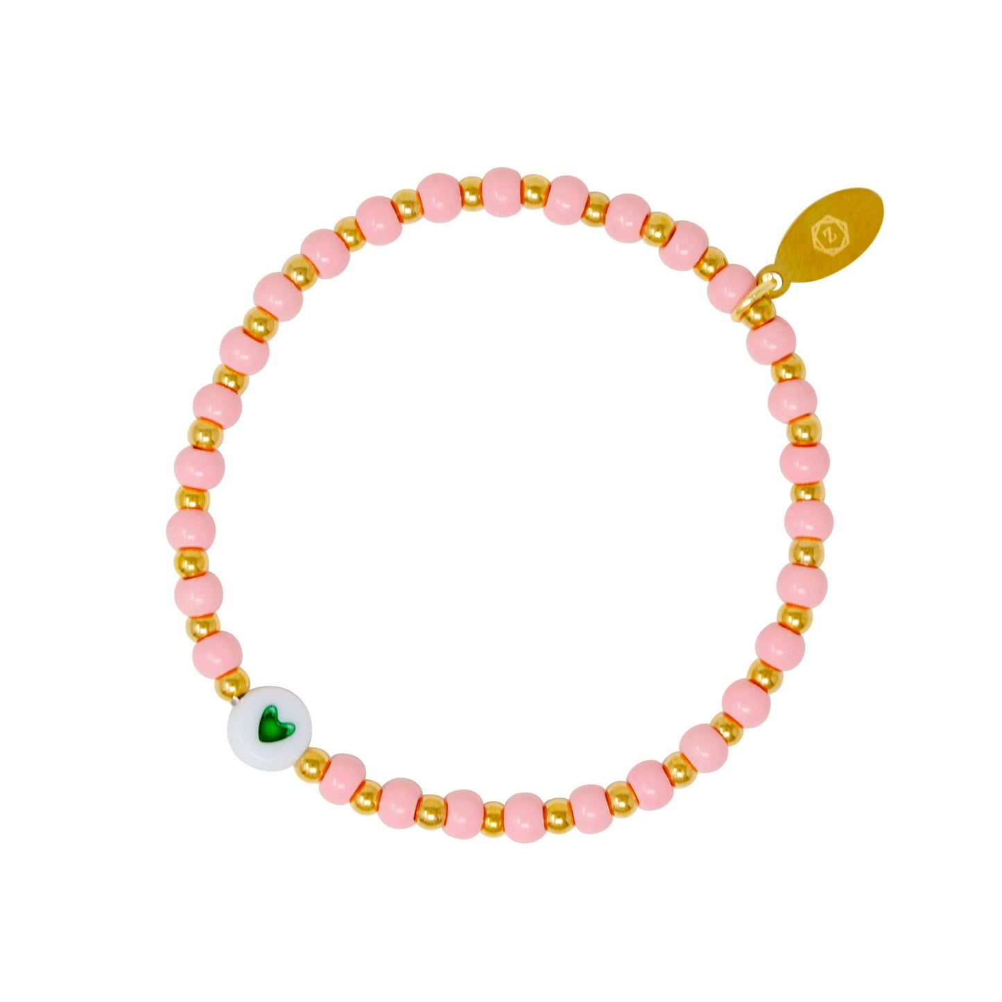 Tiny Daisies & Hearts | Bead Bracelet