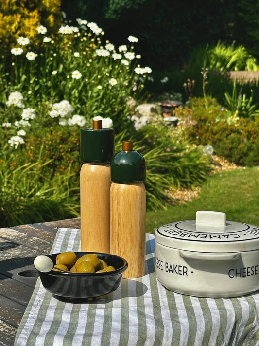 Salt & Pepper Grinder | Green & Gold