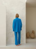 Cashmere Blend Wide-leg Pants