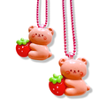Strawberry Bear Necklace