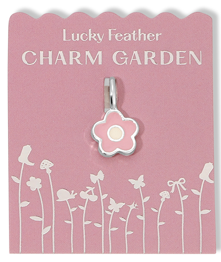 Flower Charm | Silver - Charm Garden