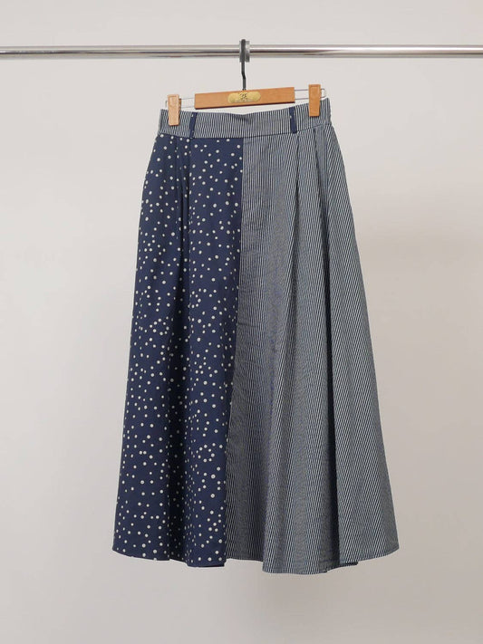 Mixed Print Midi Skirt | various colours