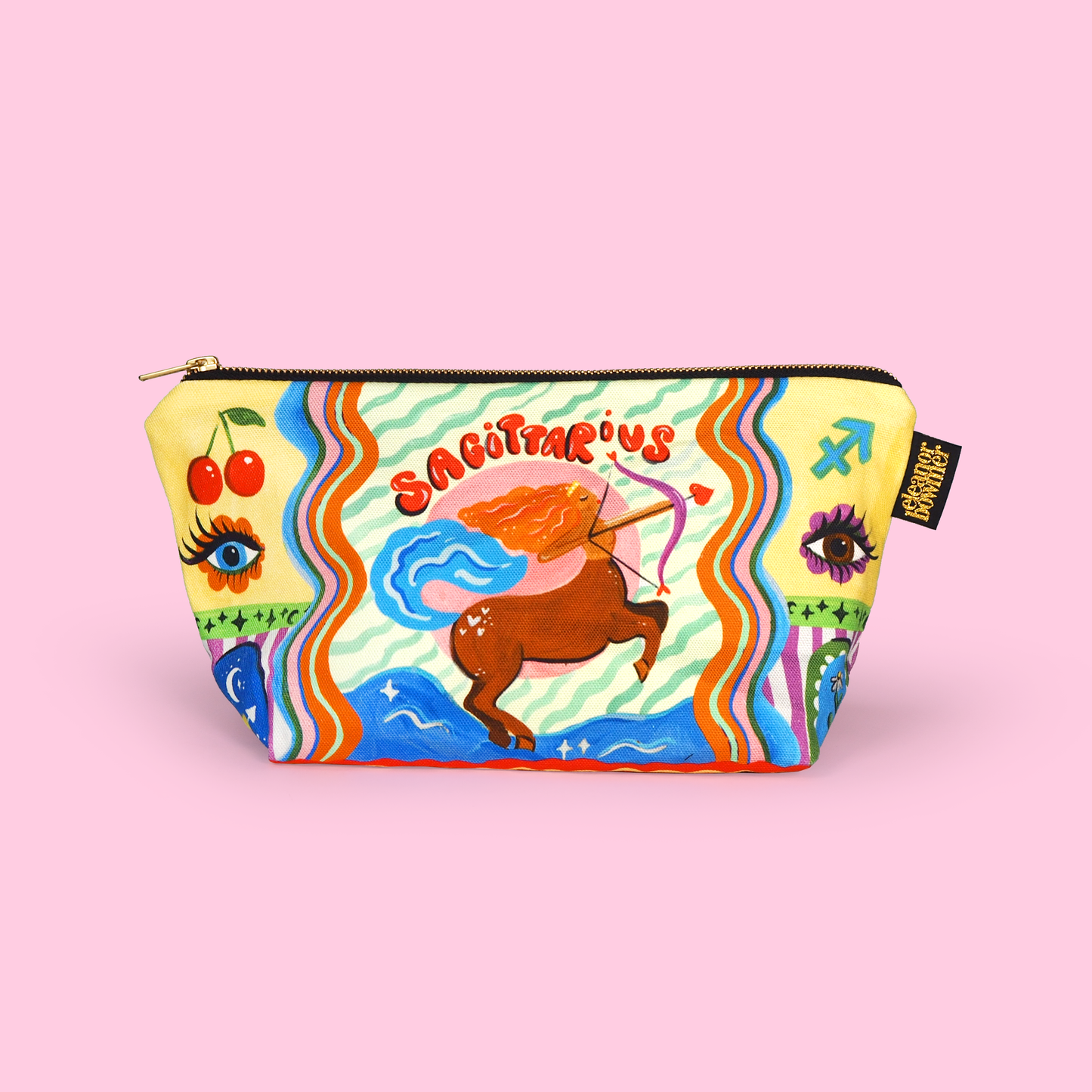 Sagittarius Zodiac Zip Bag