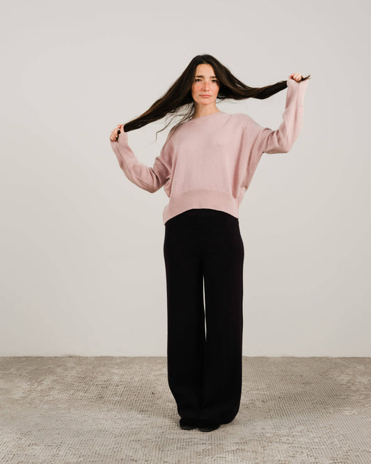 Cashmere Blend Crewneck Sweater