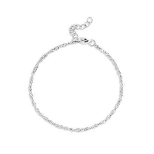 Singapore Chain Bracelet | Gold & Stainless Steel