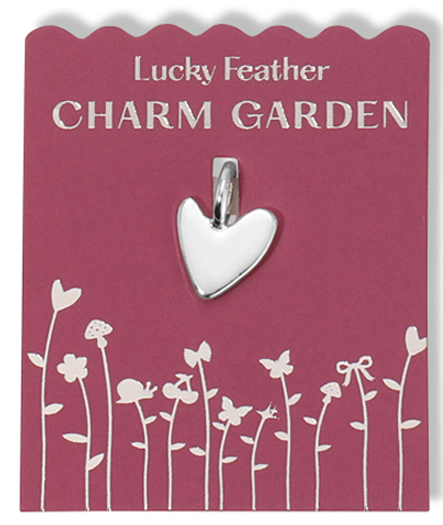 Love Heart Charm | Silver - Charm Garden