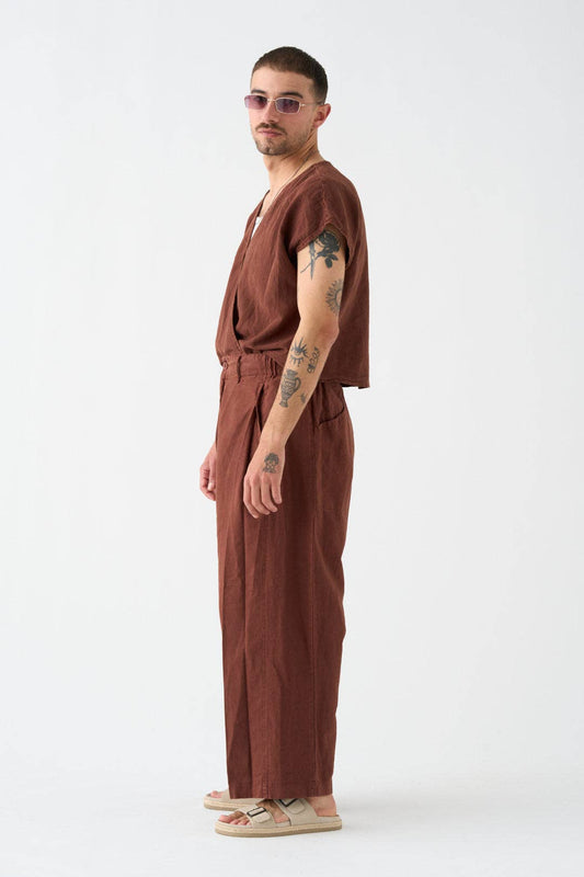 Wide-leg Trousers | Chocolate