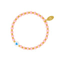 Tiny Daisies & Hearts | Bead Bracelet