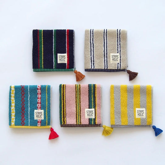 Stripe Face Towel | Various Colours