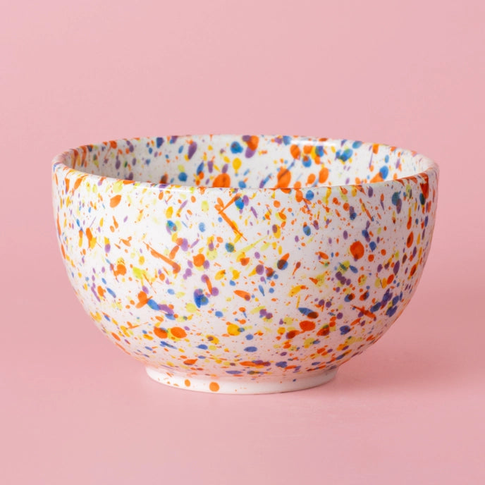 Rice Bowl for Breakfast | Carnival orange mottled