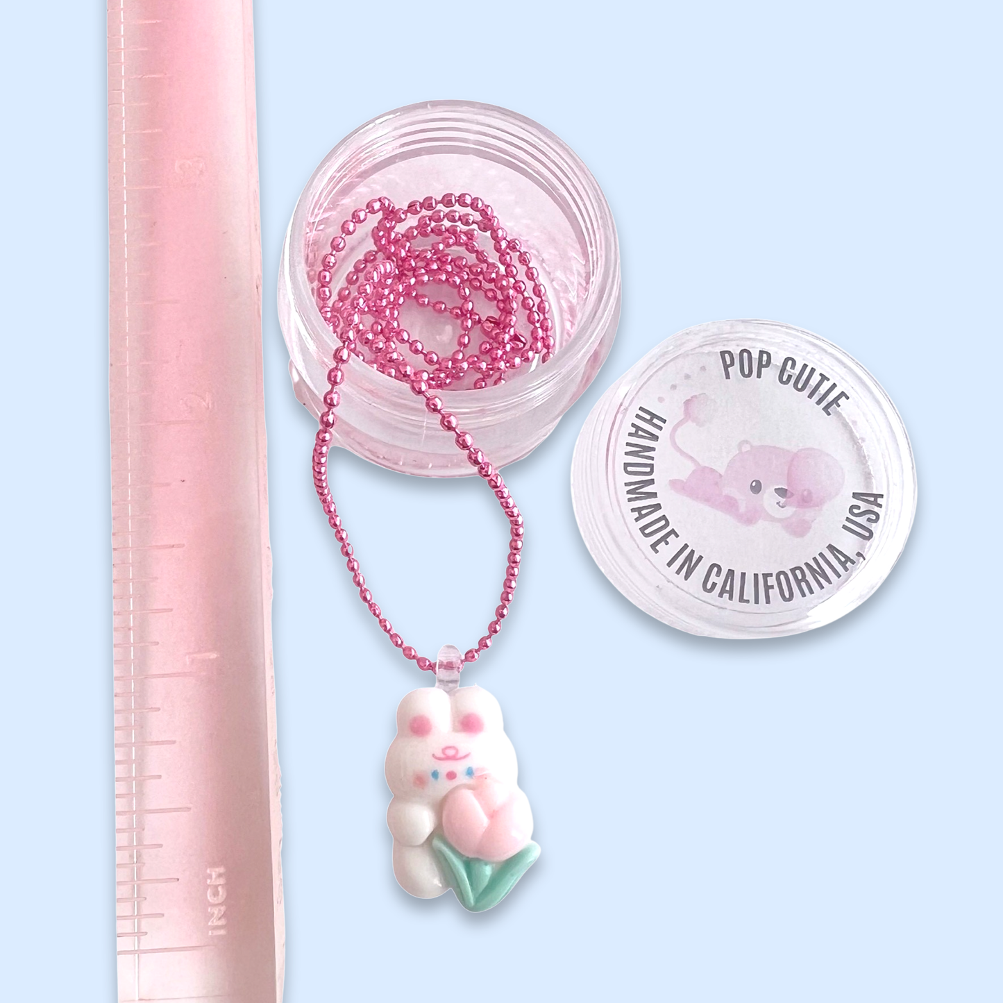 Tulip Bunny Necklace