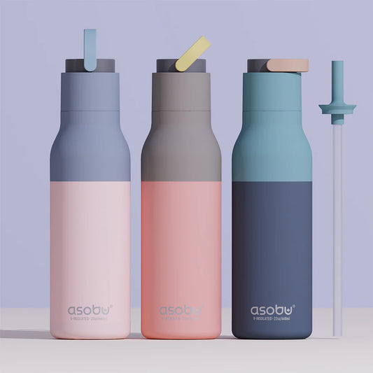 Metro Water Bottle | Pastel Peach