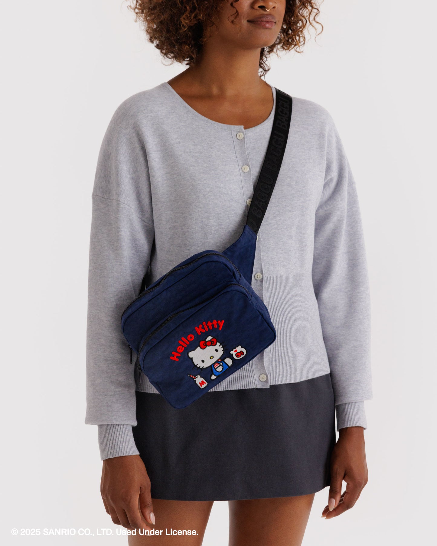 Fanny Pack | Embroidered Hello Kitty Milkshake
