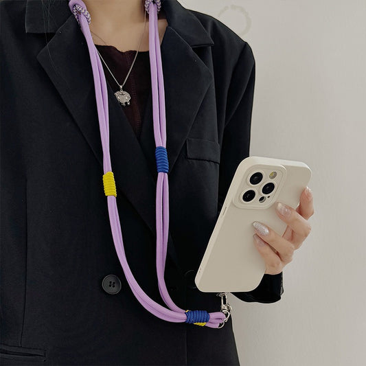 Chunky Rope Phone Shoulder Strap | Various Colours