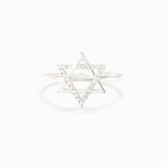 Sterling Silver Ring | Magen David