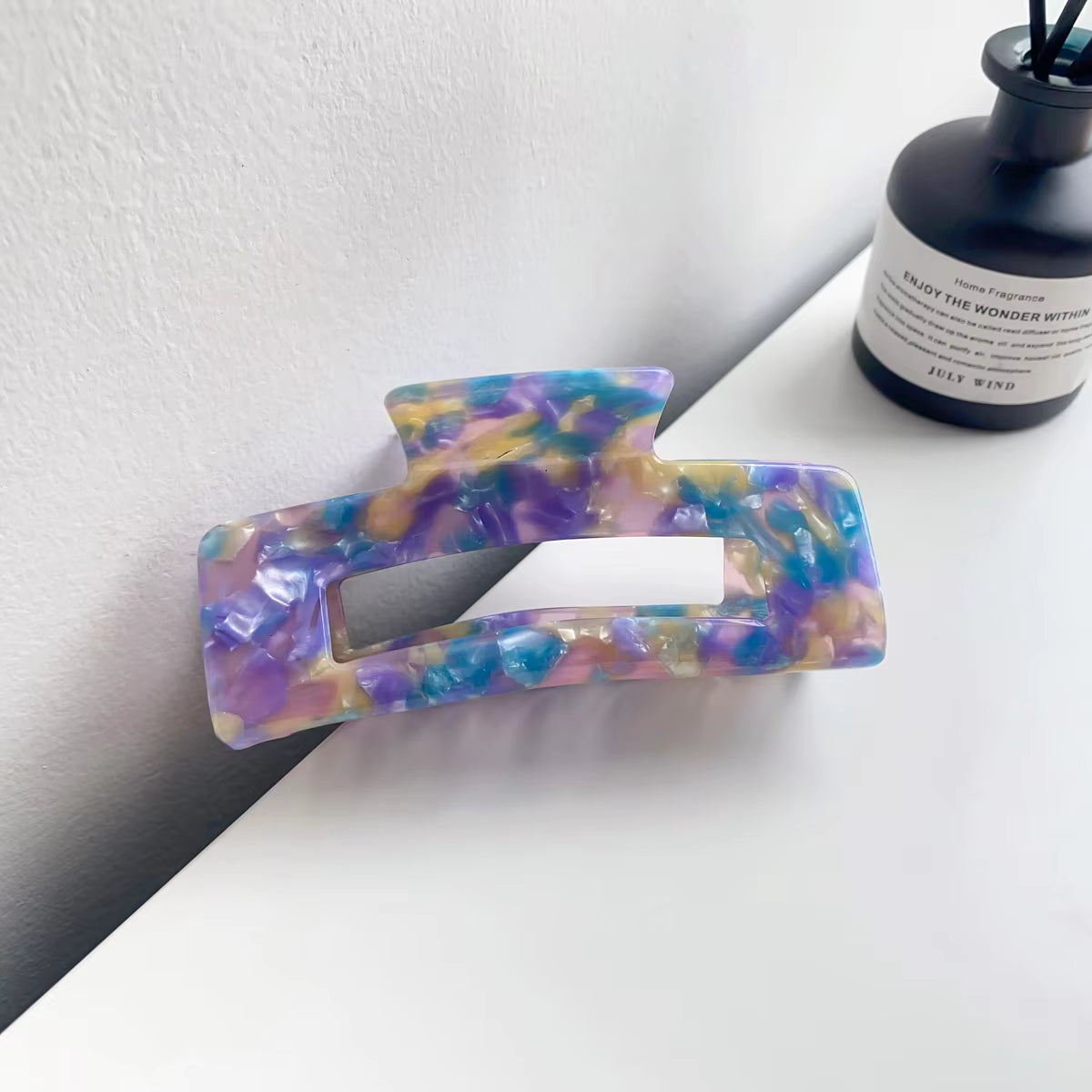 Large Square Multi Hair Claw | Various Colours