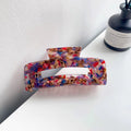 Large Square Multi Hair Claw | Various Colours